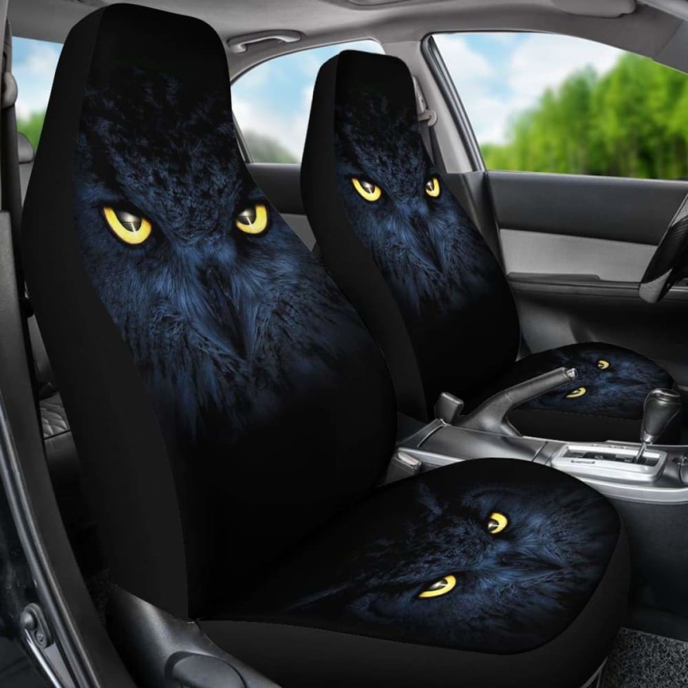 Owl Eyes Night Car Seat Covers Amazing Gift Ideas 211303