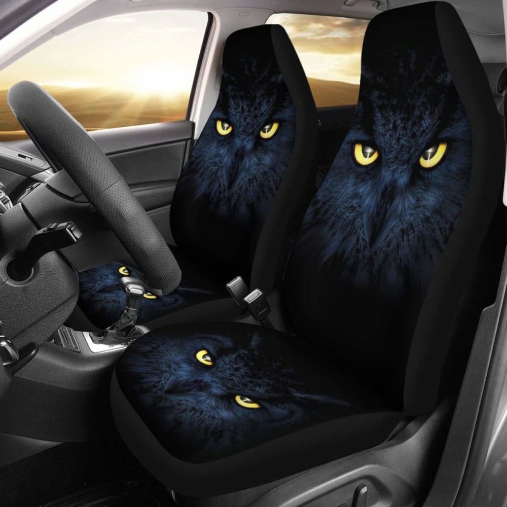 Owl Eyes Night Car Seat Covers Amazing Gift Ideas 211303