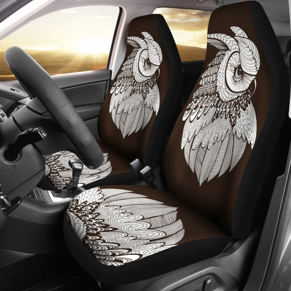 Owl Gazing Car Seat Covers 094209 - YourCarButBetter