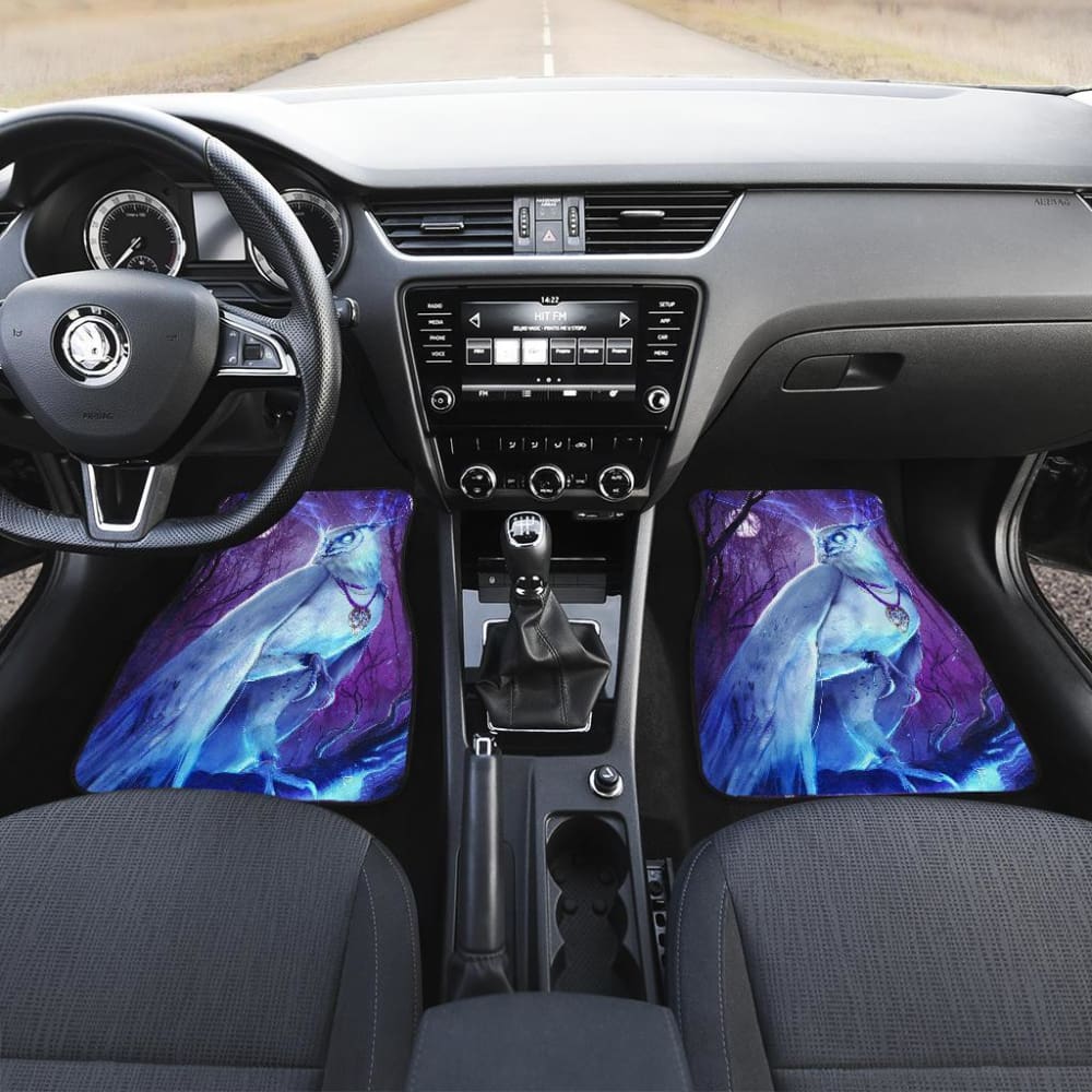 Owl God Of Silence Death Car Floor Mats 094209 - YourCarButBetter