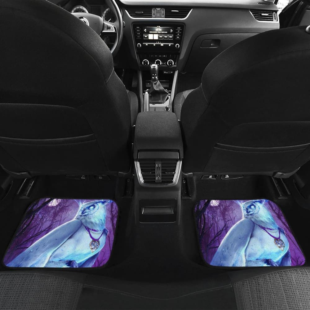 Owl God Of Silence Death Car Floor Mats 094209 - YourCarButBetter