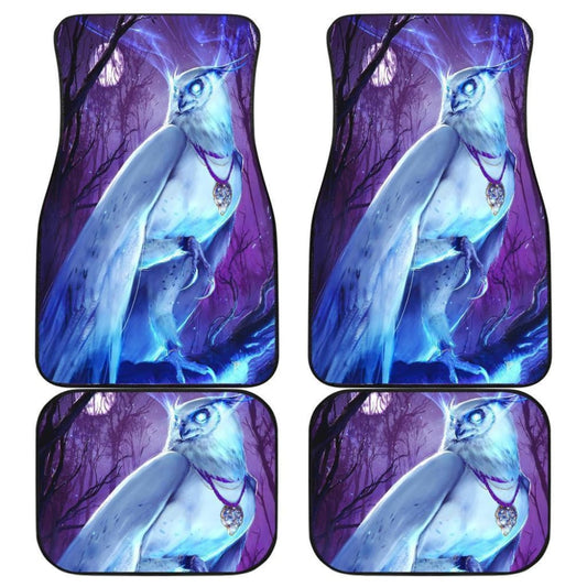 Owl God Of Silence Death Car Floor Mats 094209 - YourCarButBetter