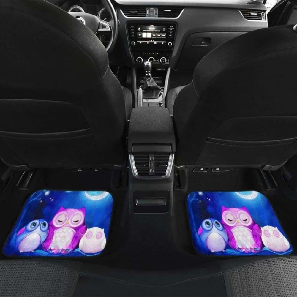Owl In Night Car Floor Mats 201216