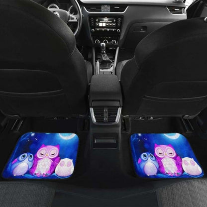 Owl In Night Car Floor Mats 201216