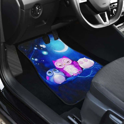 Owl In Night Car Floor Mats 201216