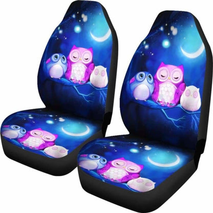 Owl In Night Car Seat Covers 174716