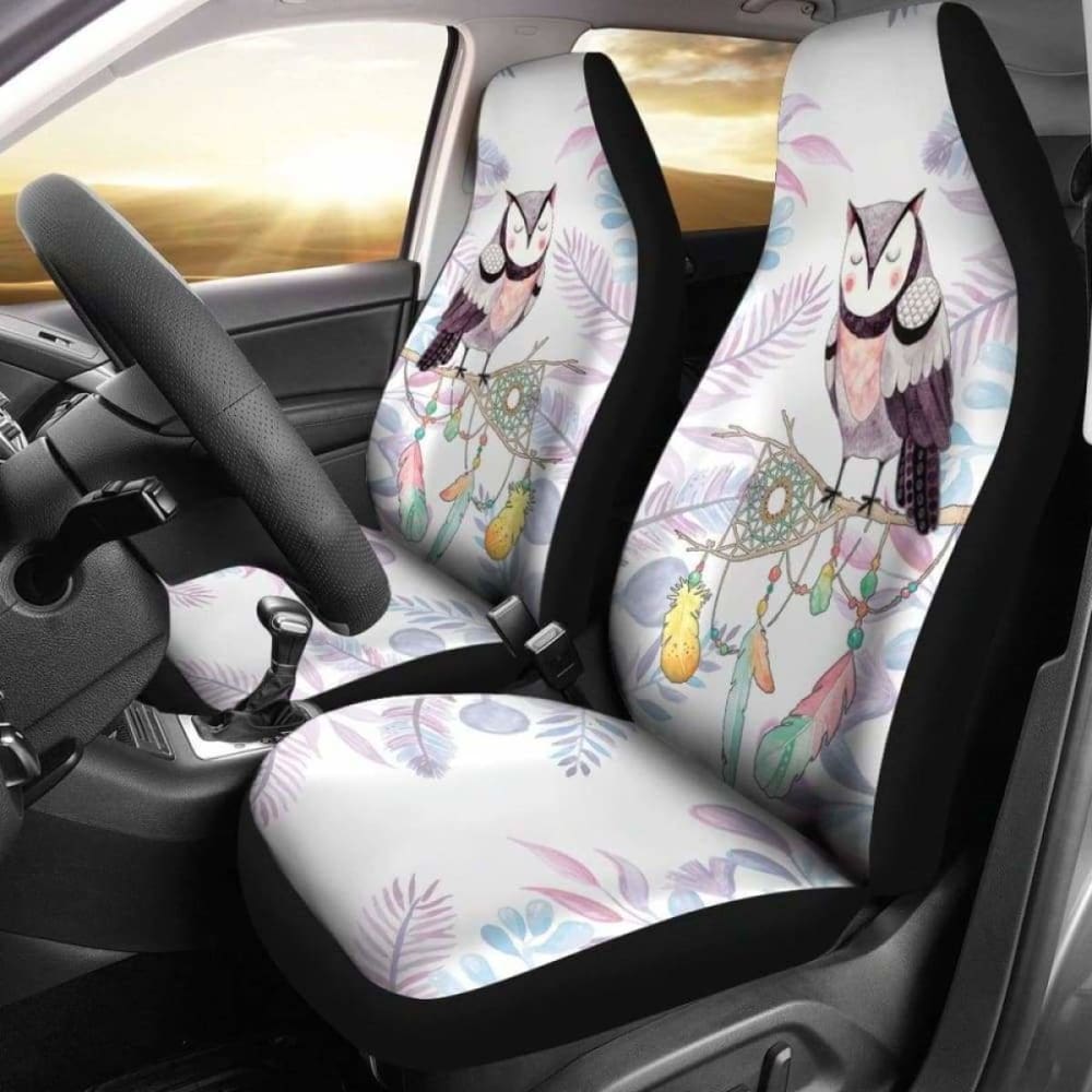 Owl Watercolor Car Seat Covers 174716