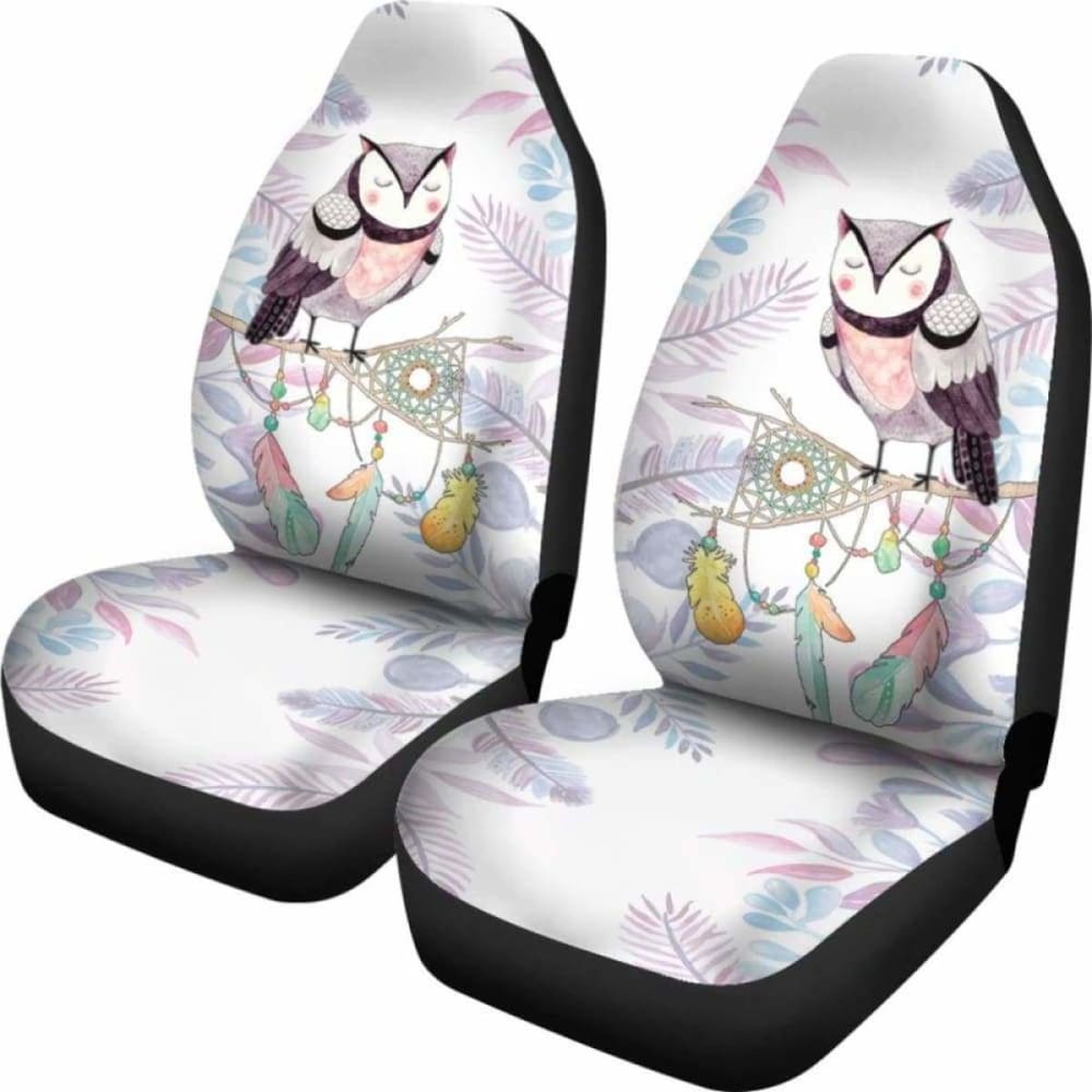 Owl Watercolor Car Seat Covers 174716