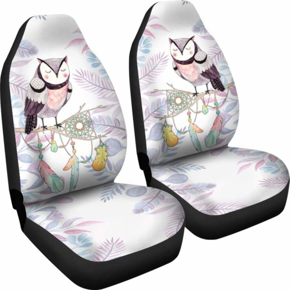 Owl Watercolor Car Seat Covers 174716