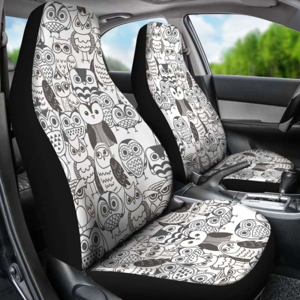 Owls Face Car Seat Cover 174716