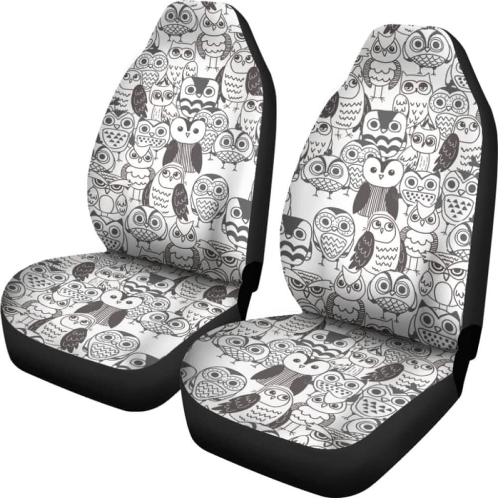Owls Face Car Seat Cover 174716