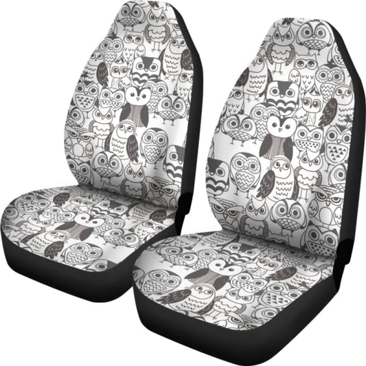 Owls Face Car Seat Cover 174716