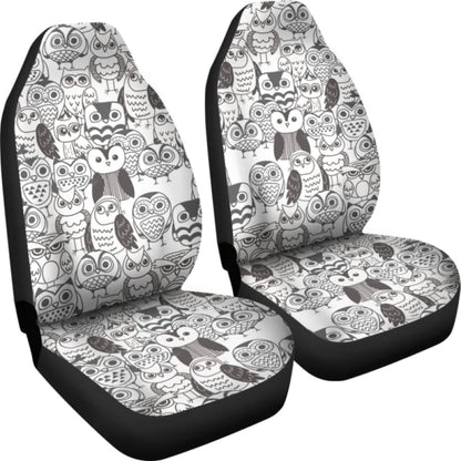 Owls Face Car Seat Cover 174716