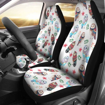Owls Watercolor Car Seat Covers 174716