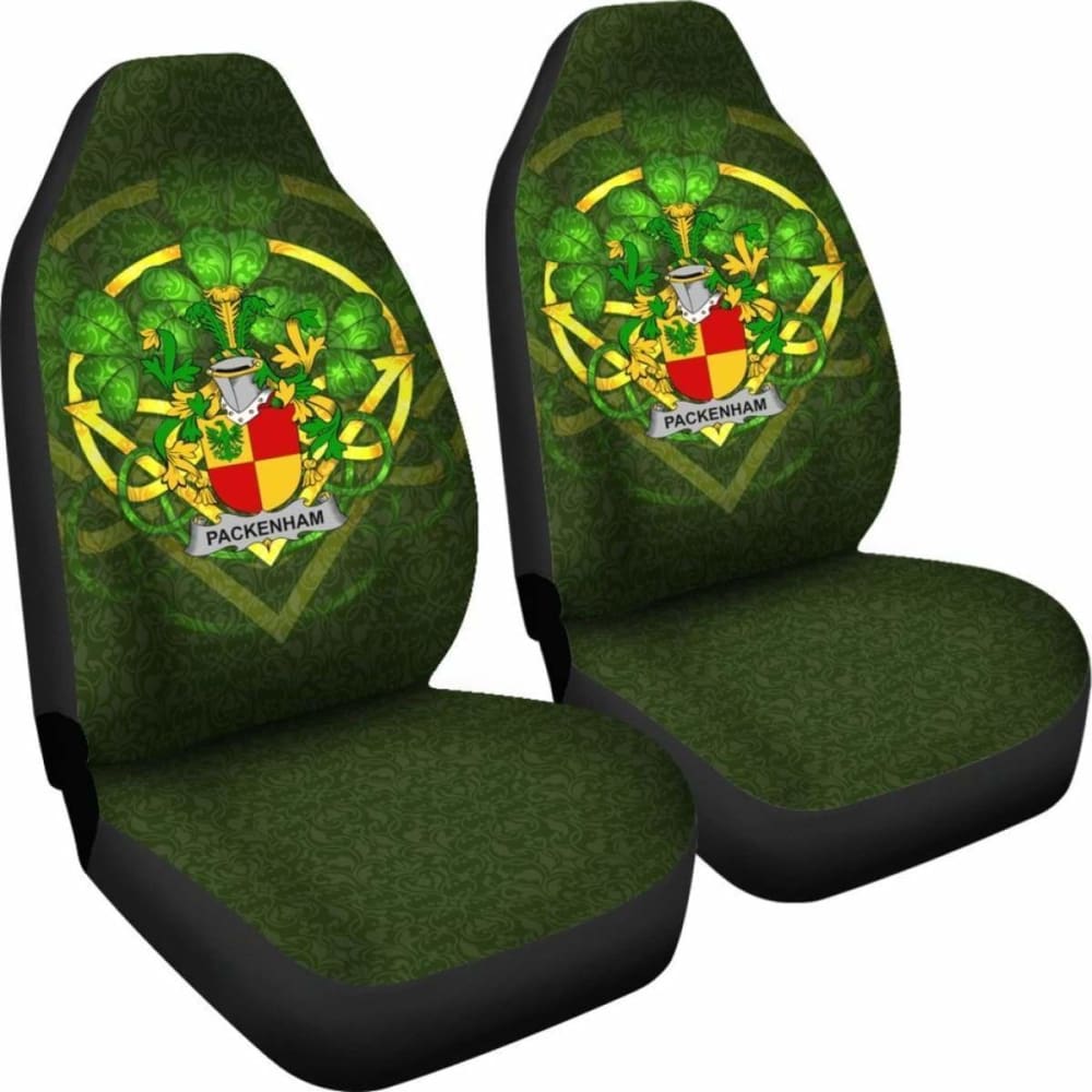 Packenham Ireland Car Seat Cover Celtic Shamrock (Set Of Two) 154230 - YourCarButBetter