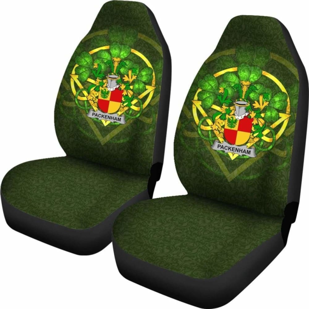 Packenham Ireland Car Seat Cover Celtic Shamrock (Set Of Two) 154230 - YourCarButBetter