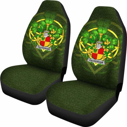 Packenham Ireland Car Seat Cover Celtic Shamrock (Set Of Two) 154230 - YourCarButBetter
