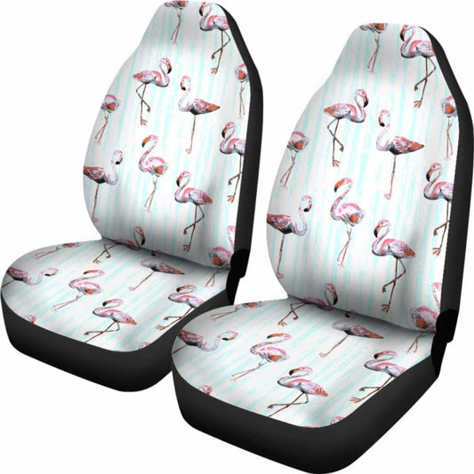 Paint Flamingos Car Seat Covers 201010