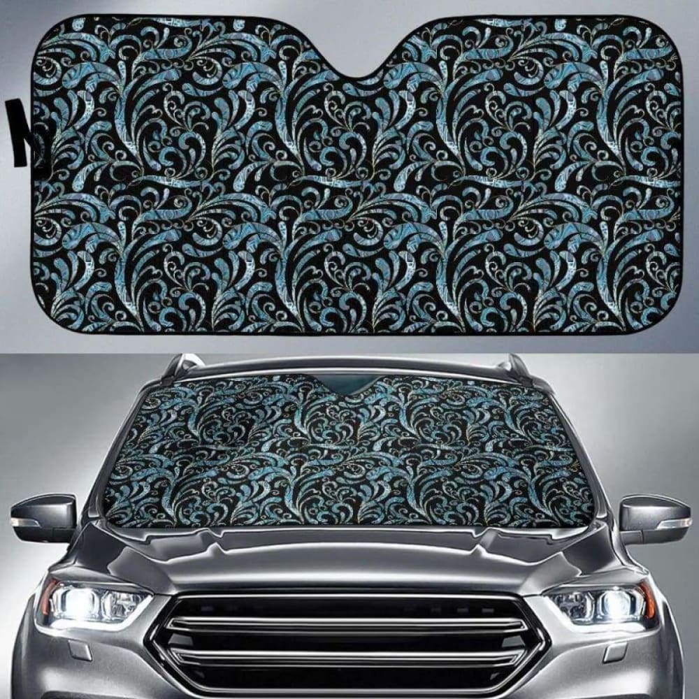 Paisley Blue Auto Sun Shades 104020 - YourCarButBetter