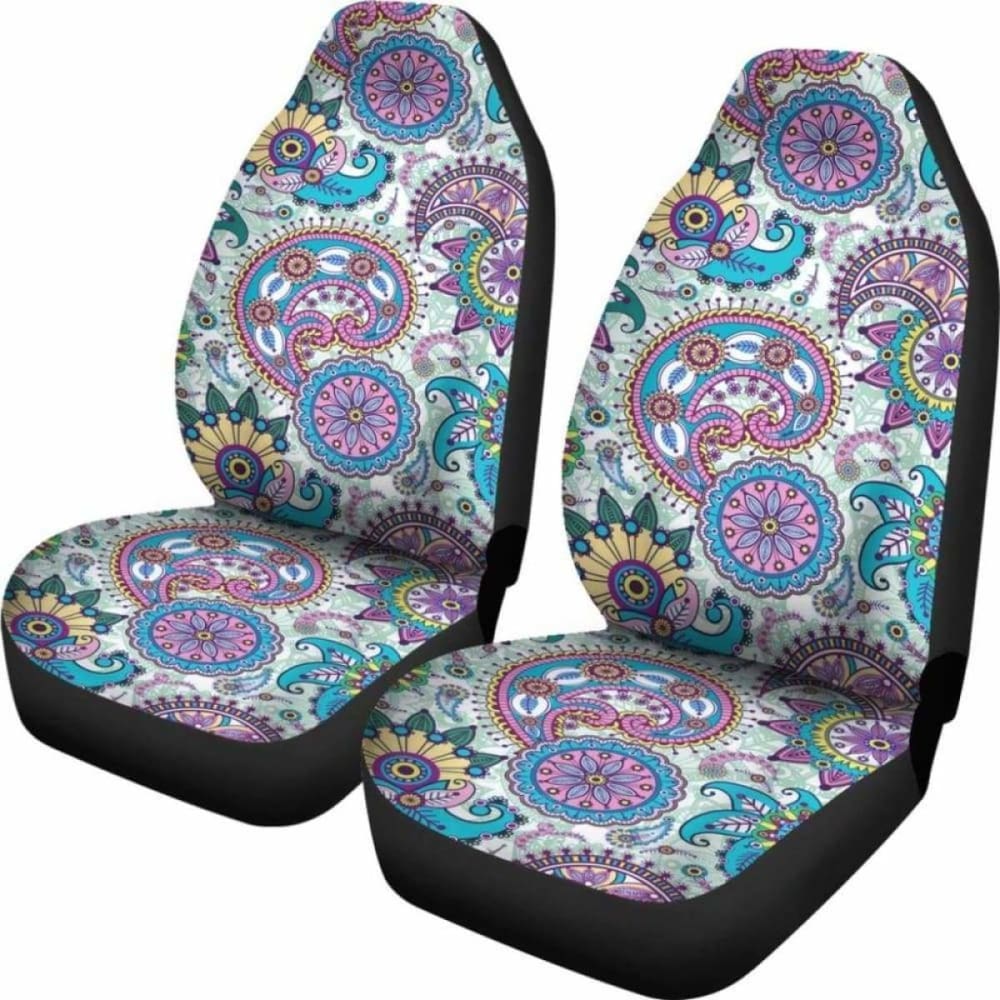 Paisley Mandala Car Seat Covers 105905 - YourCarButBetter