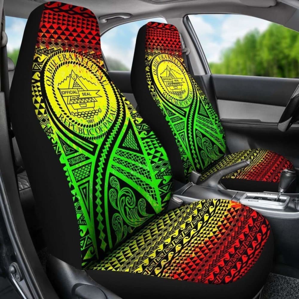 Palau Car Seat Cover - Palau Seal Polynesian Tattoo Reggae - 9 174914 - YourCarButBetter