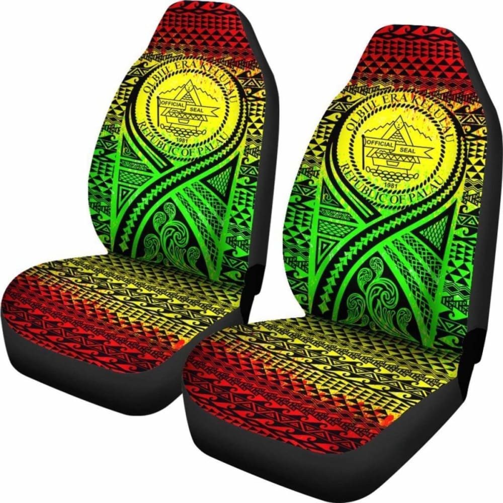 Palau Car Seat Cover - Palau Seal Polynesian Tattoo Reggae - 9 174914 - YourCarButBetter