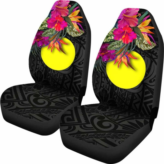 Palau Car Seat Covers - Polynesian Hibiscus Pattern - 232125 - YourCarButBetter
