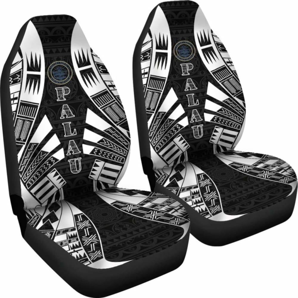 Palau Car Seat Covers - Palau Seal Polynesian Tattoo Black - 9 174914 - YourCarButBetter