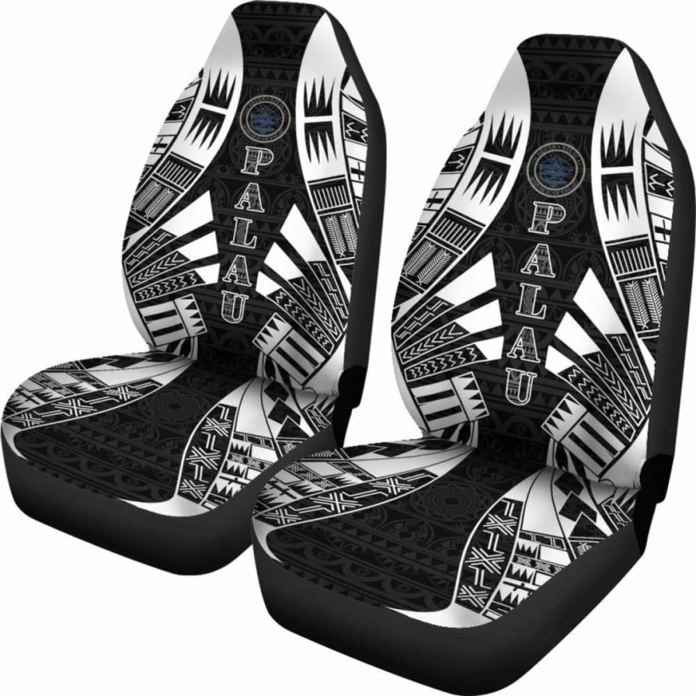 Palau Car Seat Covers - Palau Seal Polynesian Tattoo Black - 9 174914 - YourCarButBetter