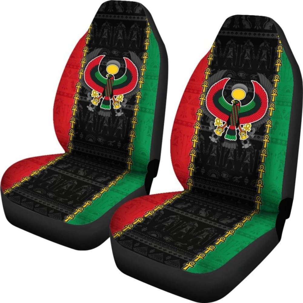 Pan African Car Seat Covers - Pan-Africanism Ancient Egypt Horus - 15 153908 - YourCarButBetter
