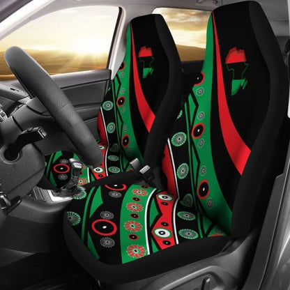Pan African Car Seat Covers - African Map - 105905 - YourCarButBetter