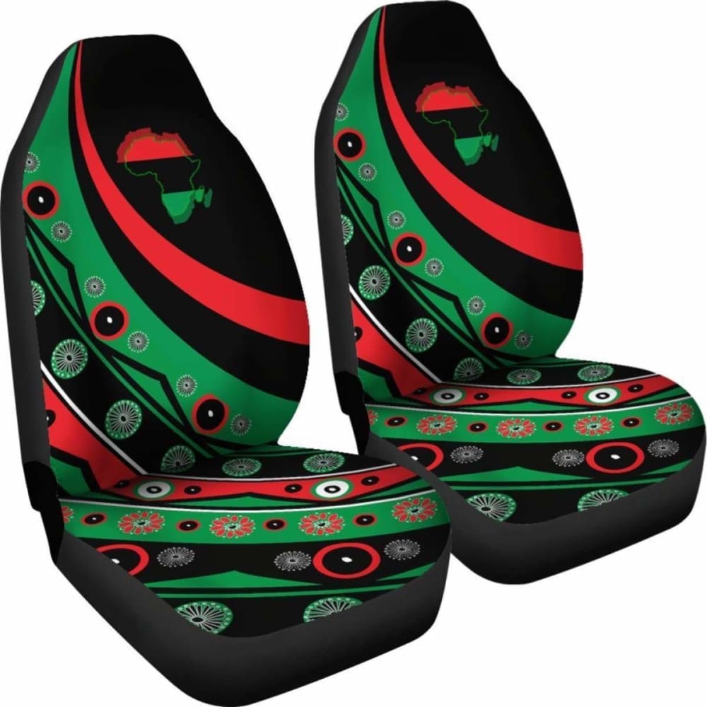 Pan African Car Seat Covers - African Map - 105905 - YourCarButBetter