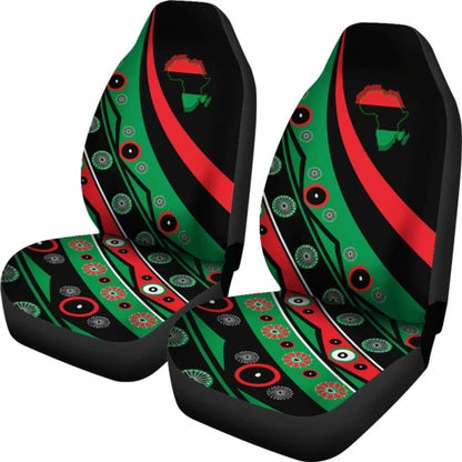 Pan African Car Seat Covers - African Map - 105905 - YourCarButBetter