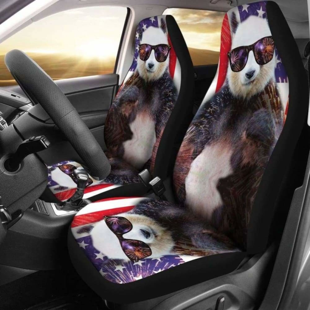 Panda Car Seat Cover 091706