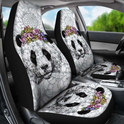 Panda Car Seat Cover 091706