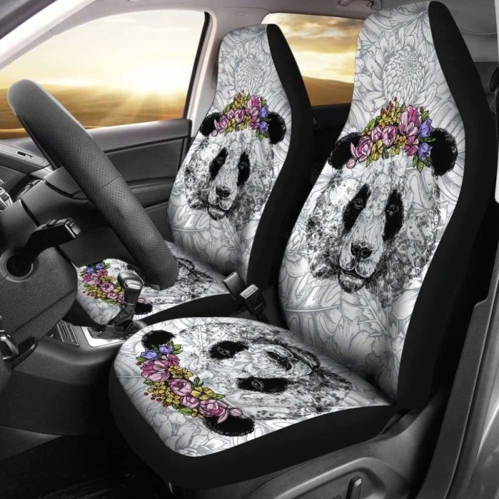 Panda Car Seat Cover 091706