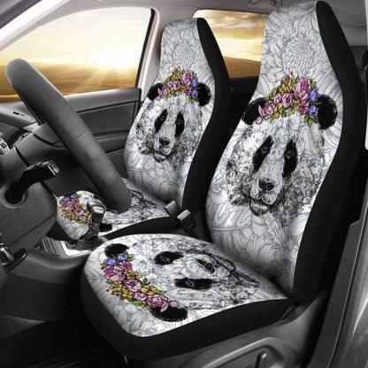 Panda Car Seat Cover 091706