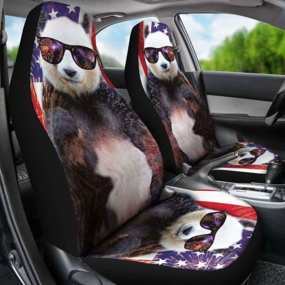 Panda Car Seat Cover 091706