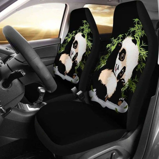 Panda Car Seat Covers 091706