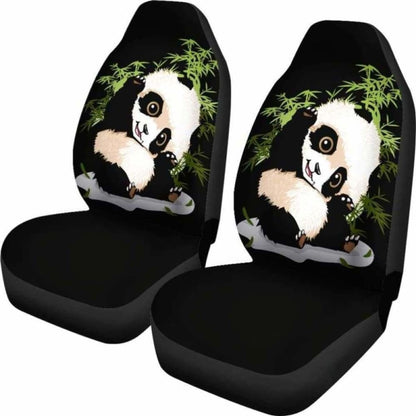 Panda Car Seat Covers 091706
