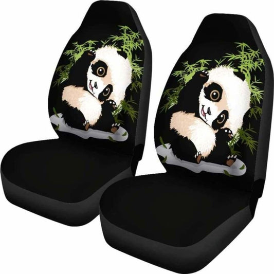 Panda Car Seat Covers 091706