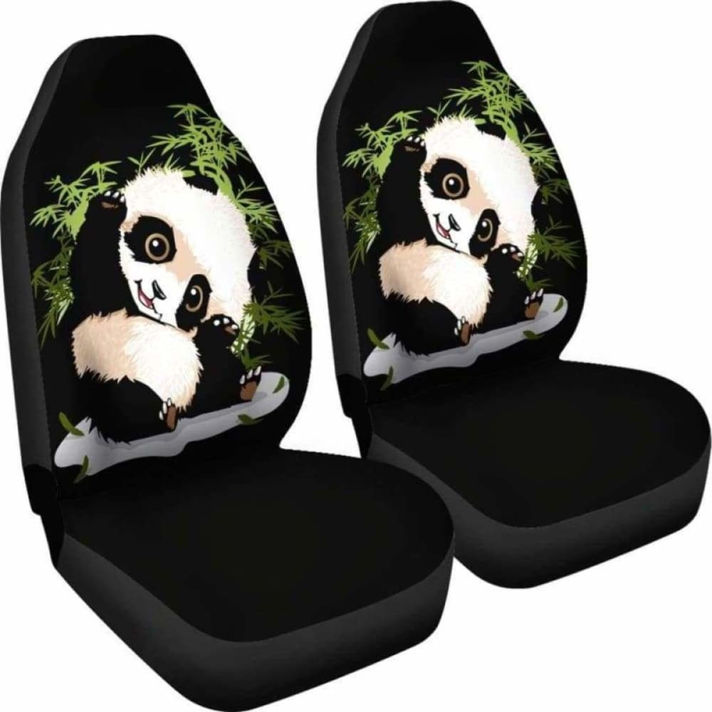 Panda Car Seat Covers 091706