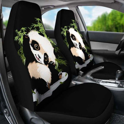 Panda Car Seat Covers 091706