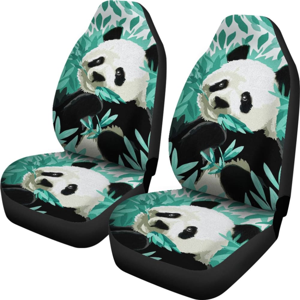 Panda Design Bamboo Printed Car Seat Covers 211106 - YourCarButBetter
