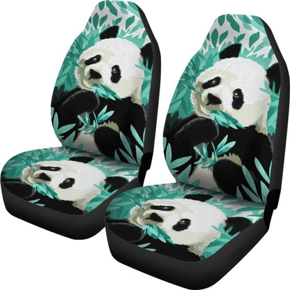 Panda Design Bamboo Printed Car Seat Covers 211106 - YourCarButBetter
