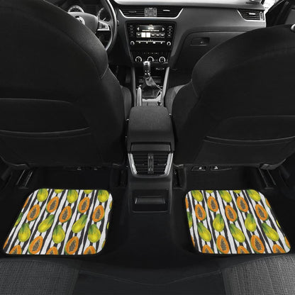 Papaya Design Pattern Car Floor Mats 210103 - YourCarButBetter