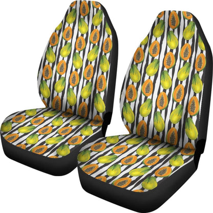 Papaya Design Pattern Car Seat covers 210103 - YourCarButBetter