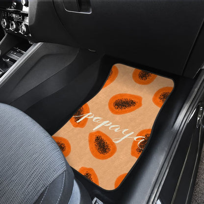 Papaya Fruit Platter Car Floor Mats 211804 - YourCarButBetter