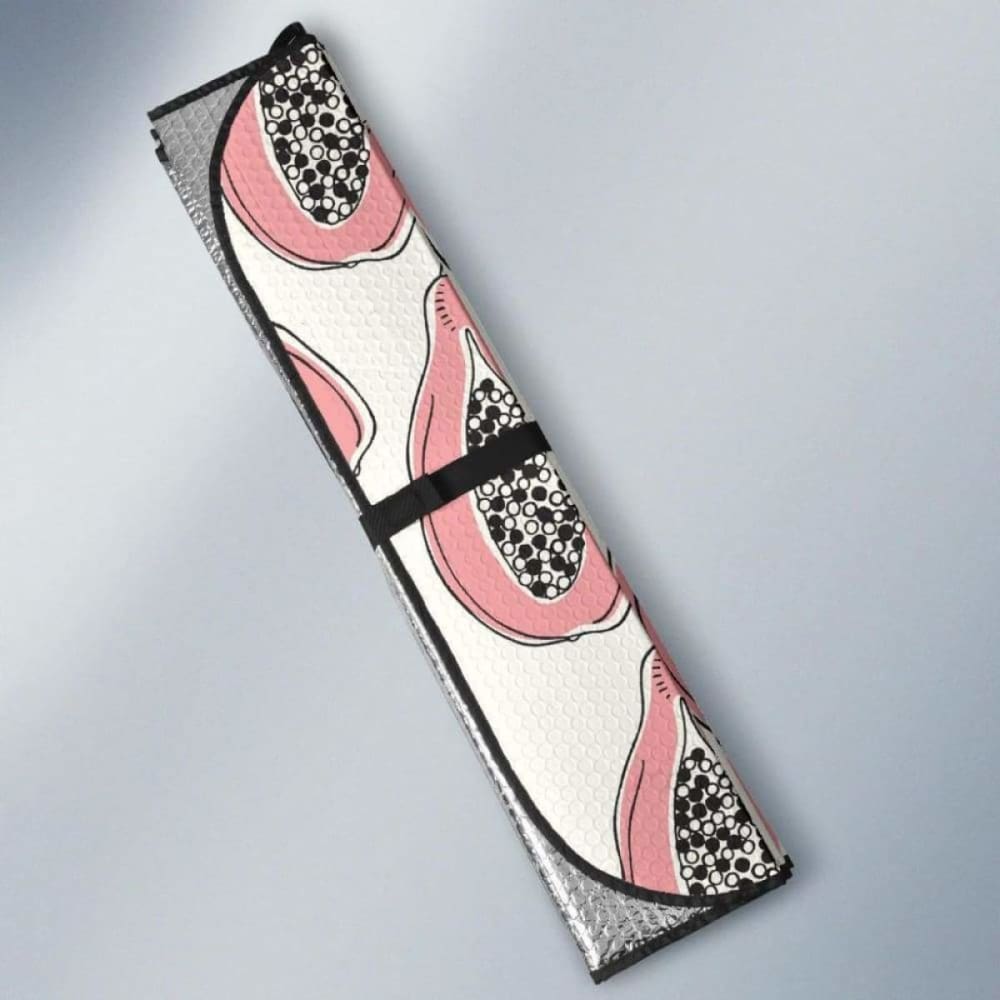 Papaya Pattern Car Auto Sun Shades 182102 - YourCarButBetter