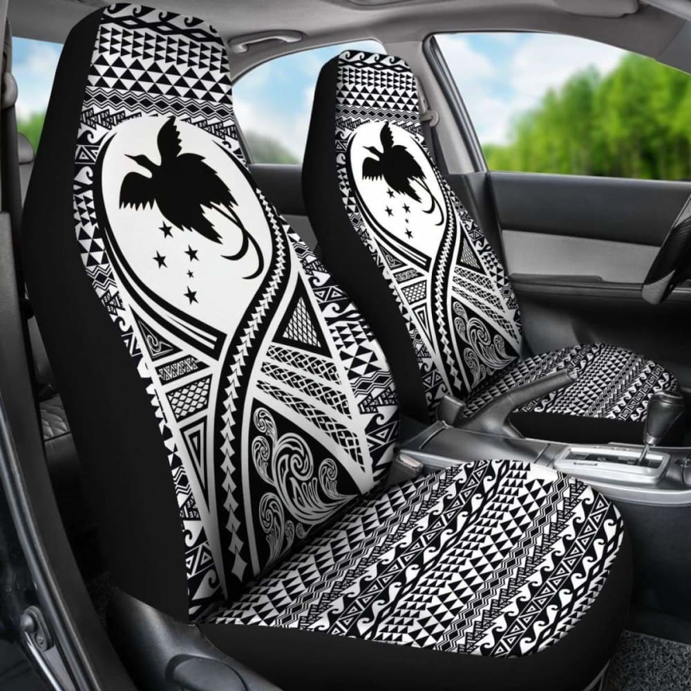 Papua New Guinea Car Seat Cover Lift Up Black - 105905 - YourCarButBetter
